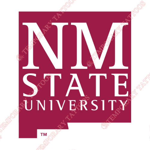 New Mexico State Aggies Customize Temporary Tattoos Stickers NO.5439